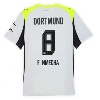 Billige Fotballdrakt Borussia Dortmund Felix Nmecha #8 Replika Bortedrakt 2025-26 Kortermet